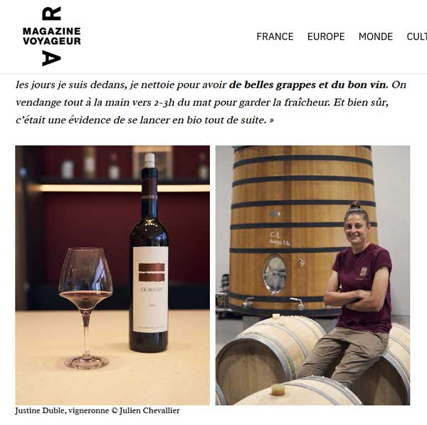 Aperçu de l'article dans AR Magazine Voyageur