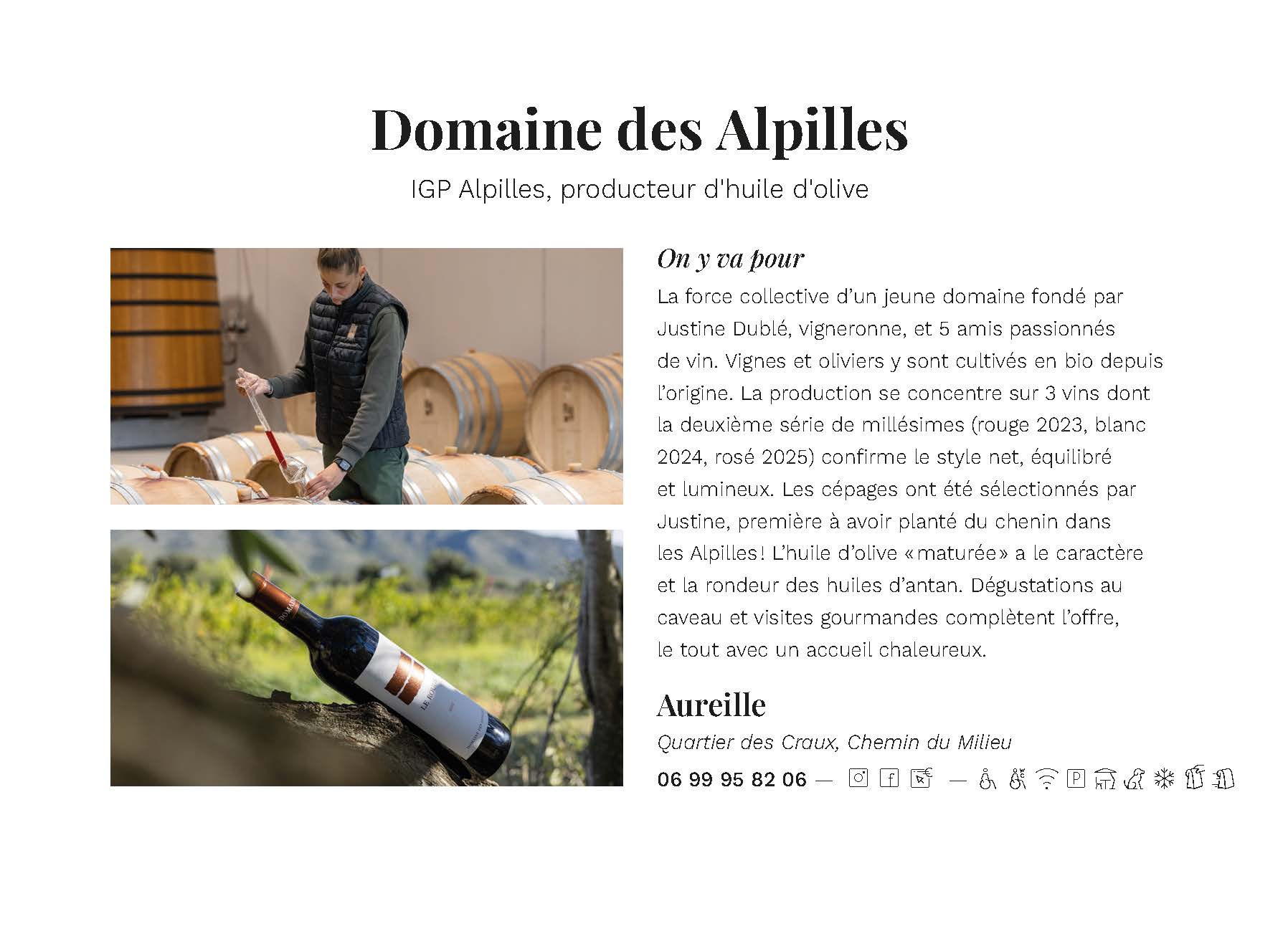 L’audace d’un jeune domaine au pied des Alpilles.