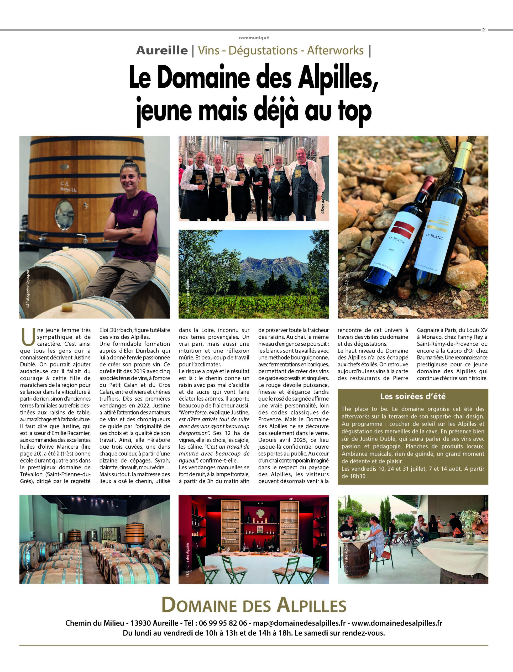 Le Domaine des Alpilles, jeune mais déjà au top